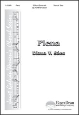 Plena SSA choral sheet music cover